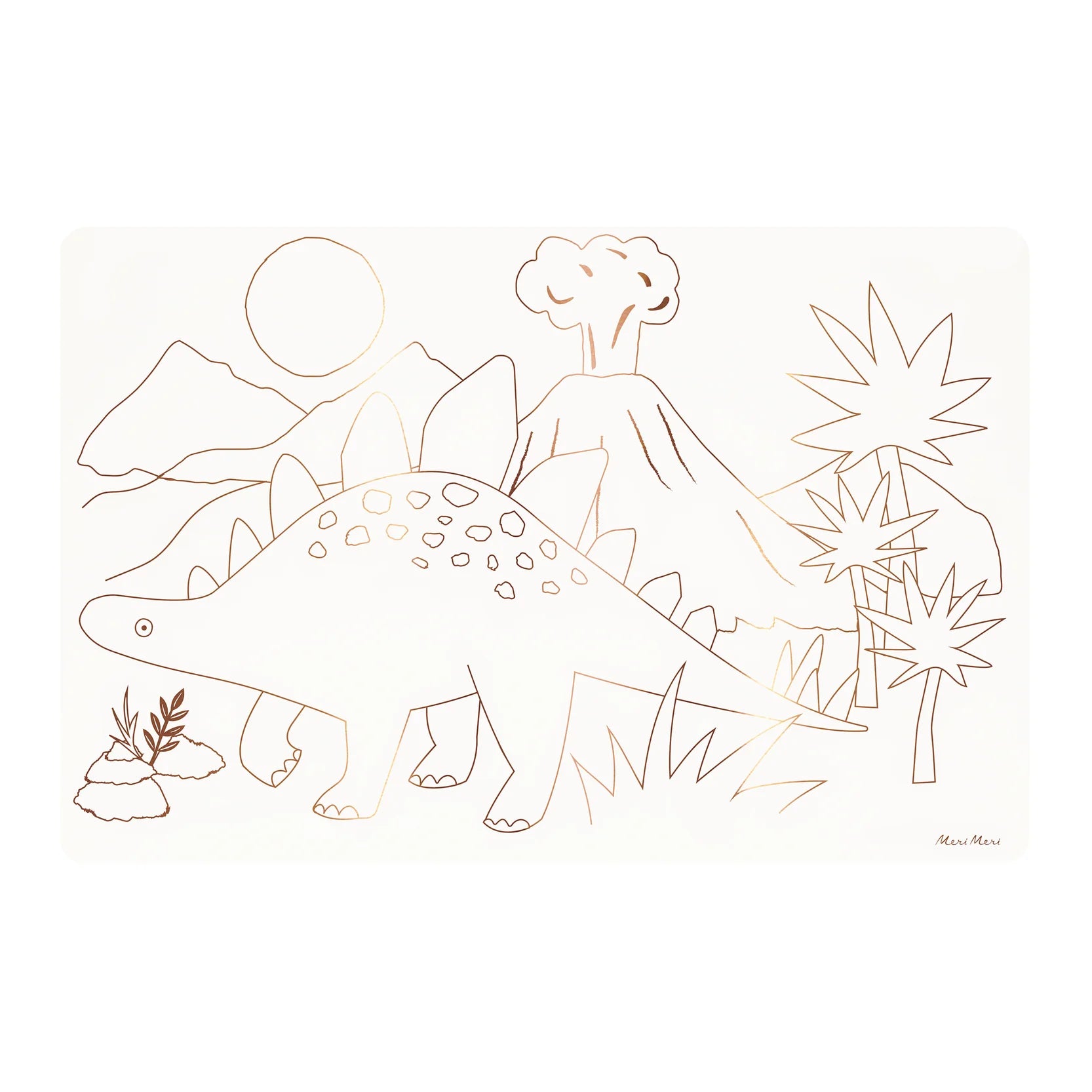 Dinosaurs Coloring Placemats