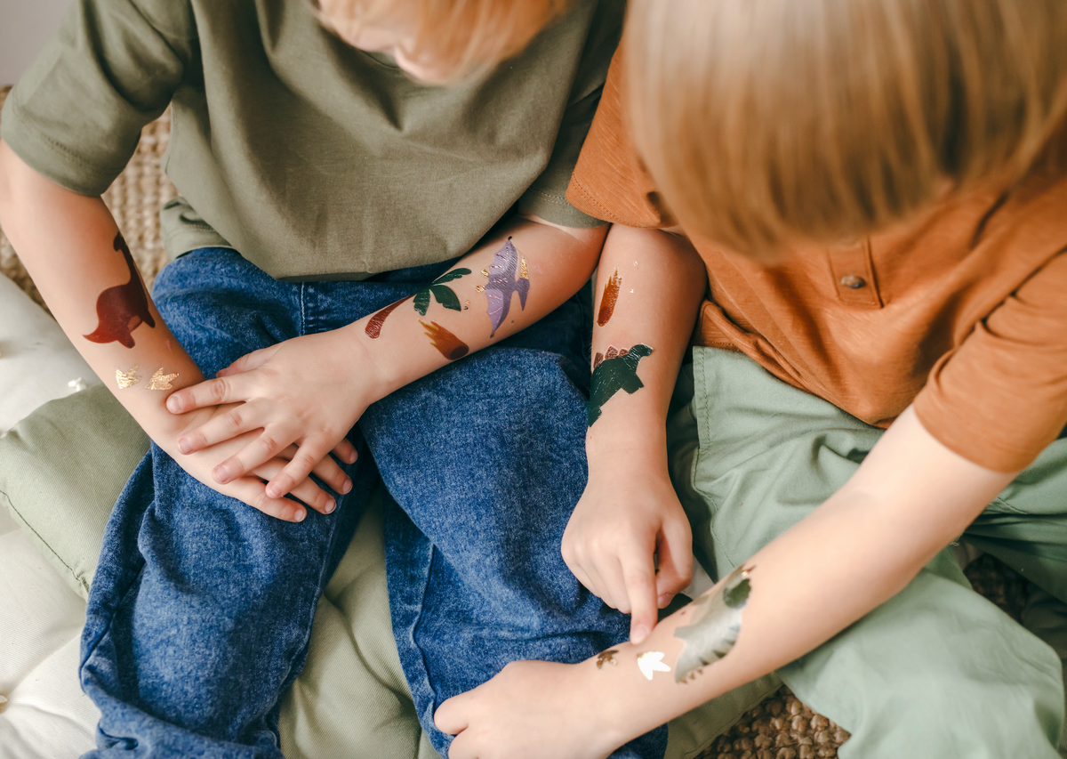 Dinosaurs Temporary Tattoos