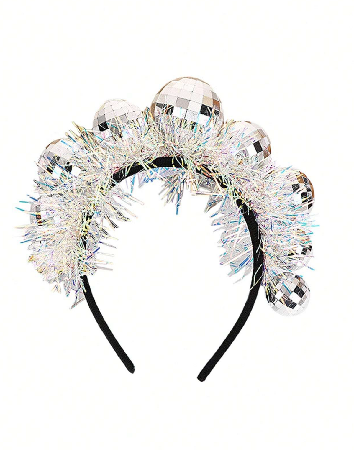 Disco Ball &amp; Fringe Headband 