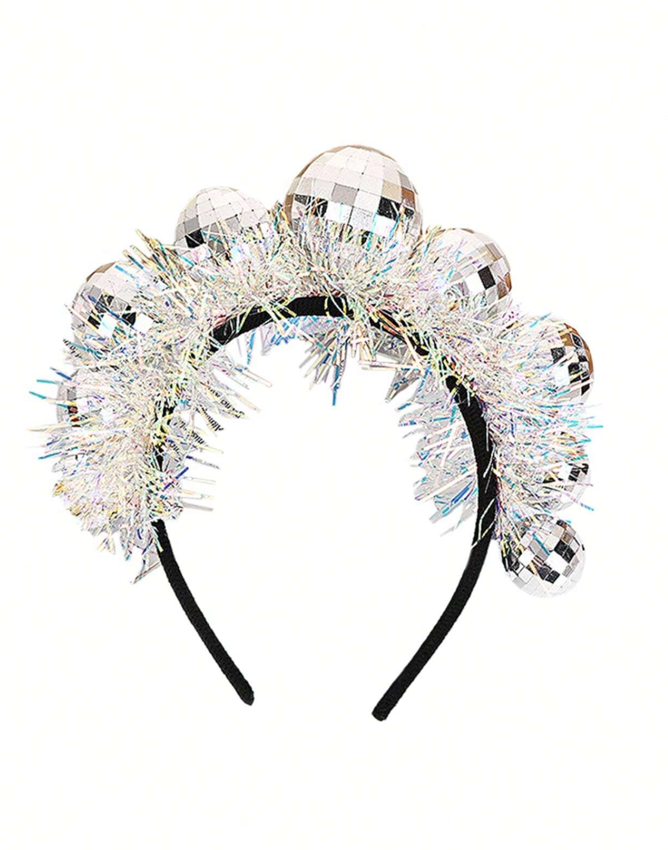 Disco Ball & Fringe Headband 