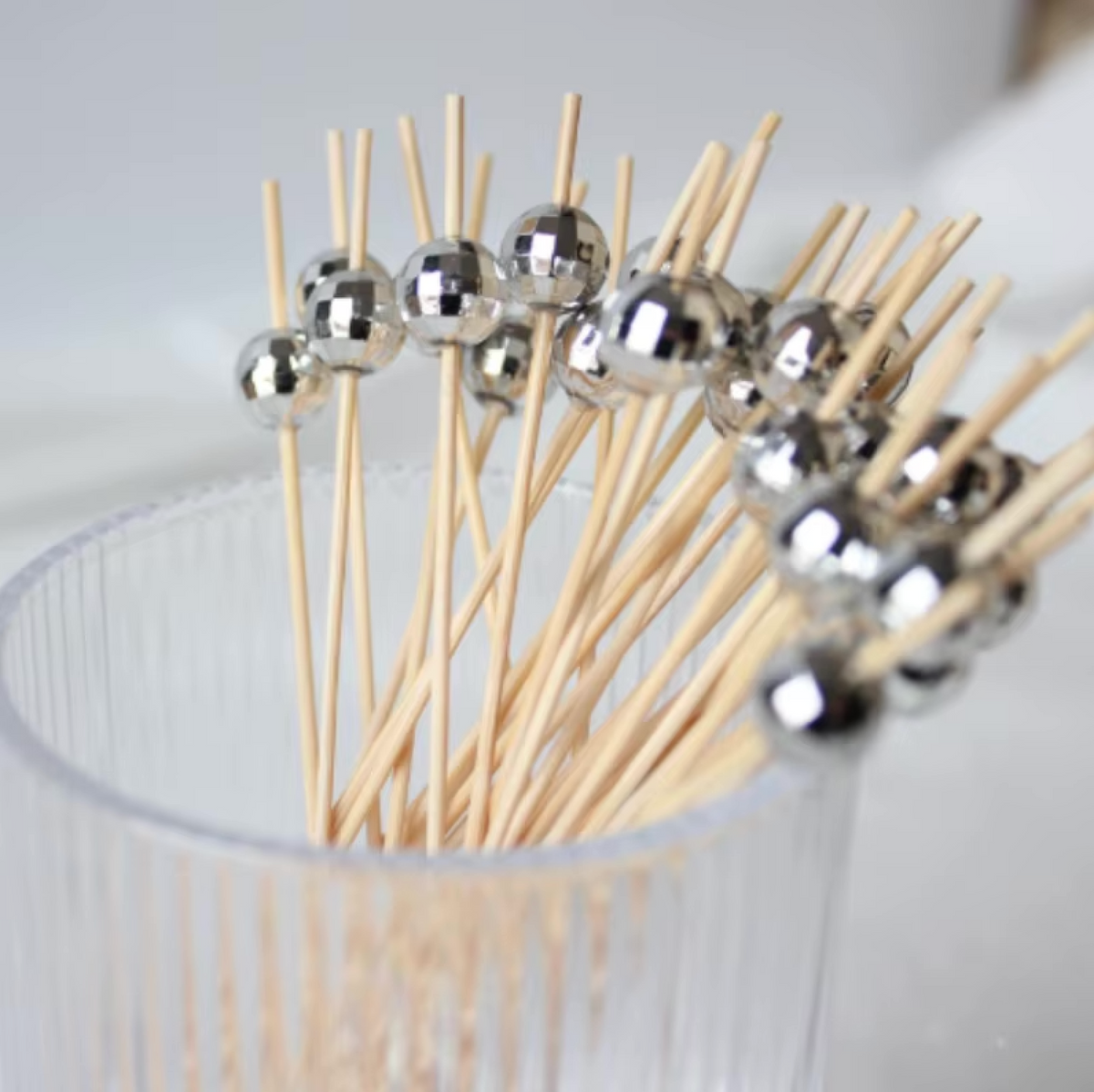 Disco Mirror Ball Fruit Sticks