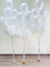 Pearl White Latex Balloons 11"