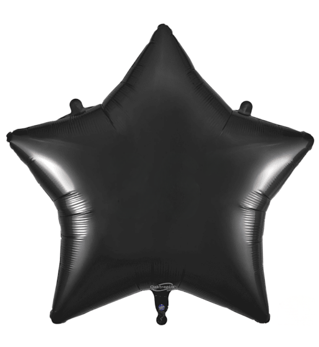 Giant Black Star Foil Balloon