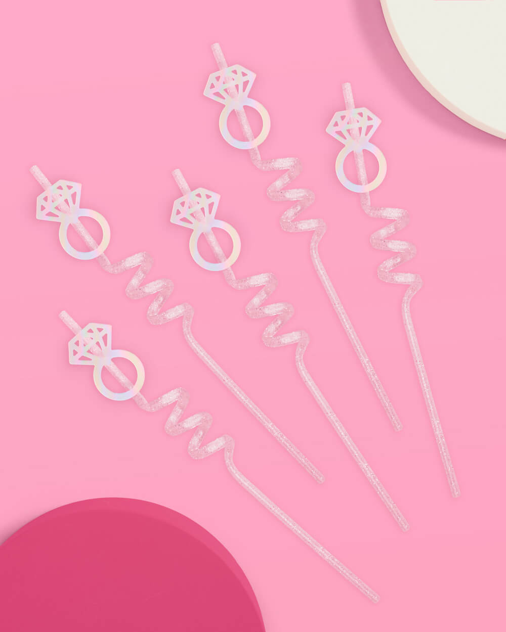 Engaged Era Diamond Ring Straws