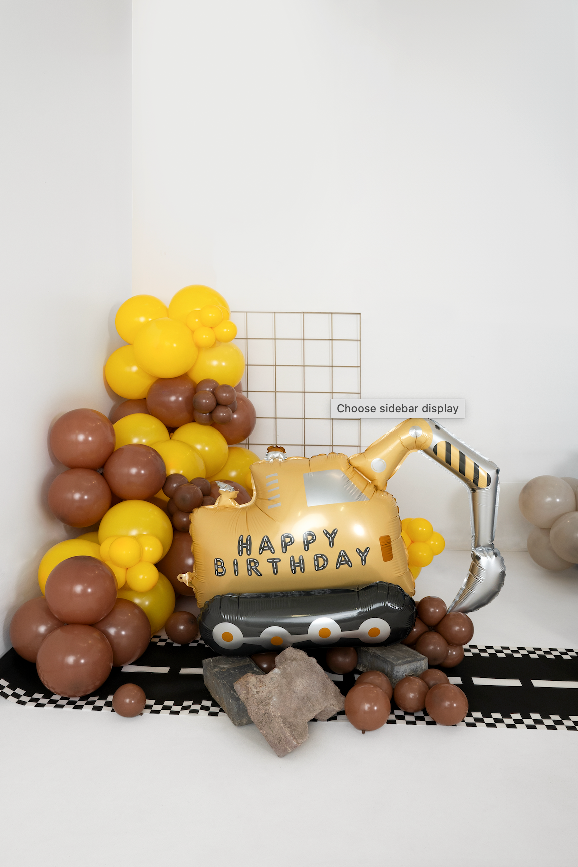 Excavator Foil Balloon