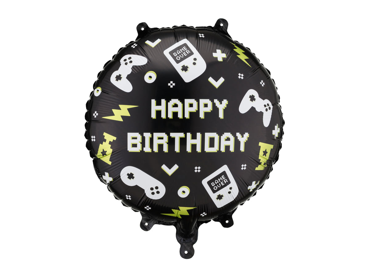 Gaming Happy Birthday Foil Balloon