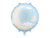 Welcome Baby Blue Foil Balloon