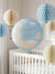 Welcome Baby Blue Foil Balloon