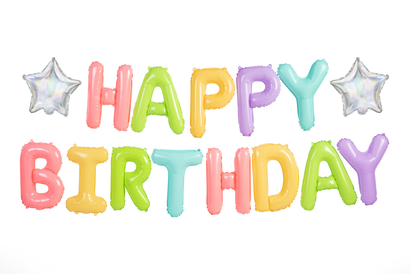 Happy Birthday Foil Balloon Banner
