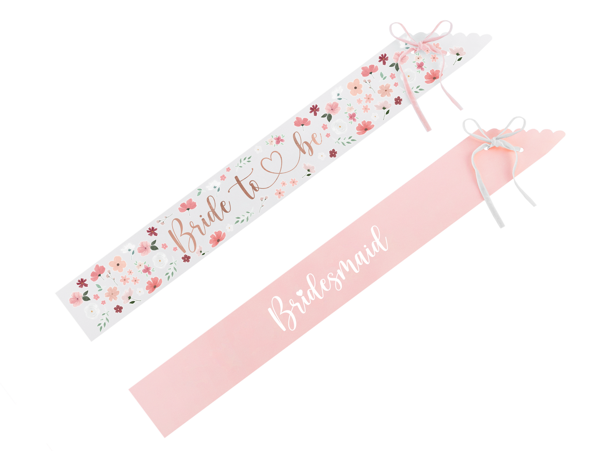 Floral Bridal Sashes Set