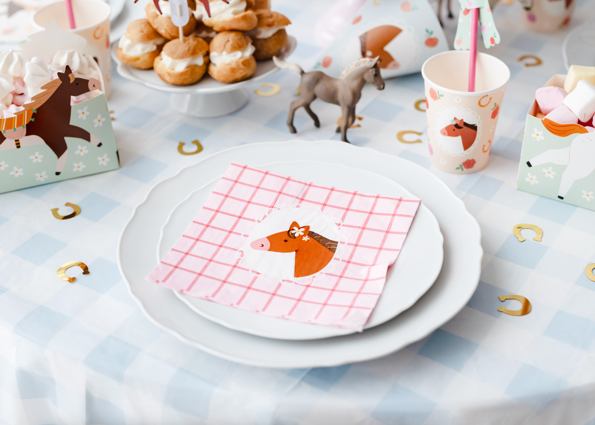 Floral Pony Large Napkins