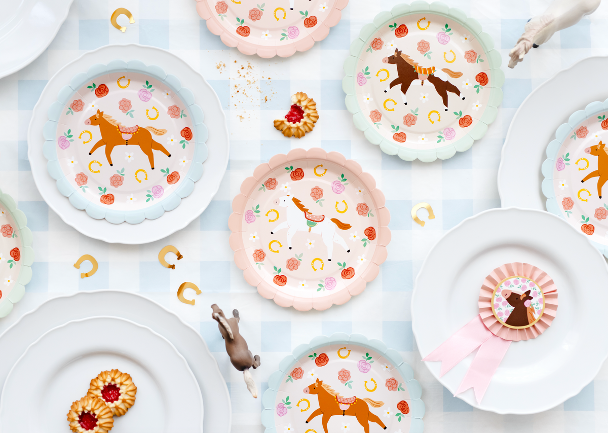 Floral Pony Side Plates