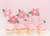 Flower Cake Toppers Set