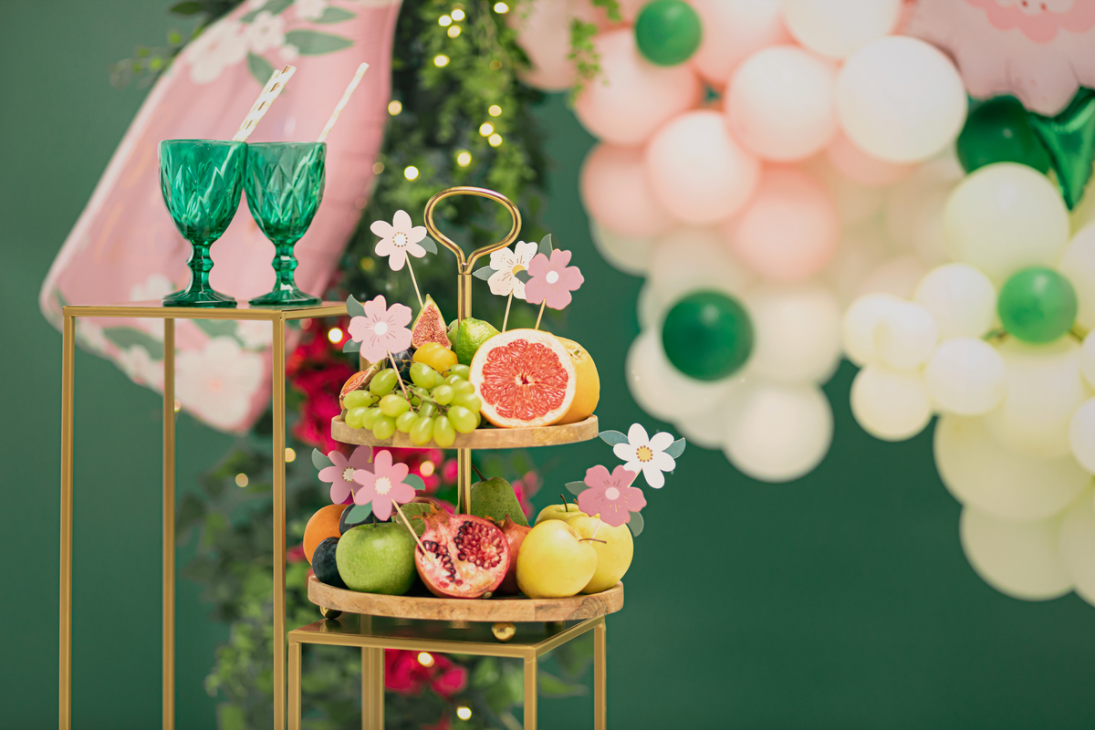 Flower Cake Toppers Set