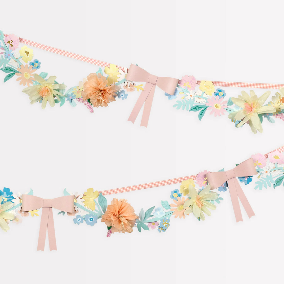 Flower &amp; Bow Garland