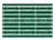 Illustration of a soccer field with green and white colors