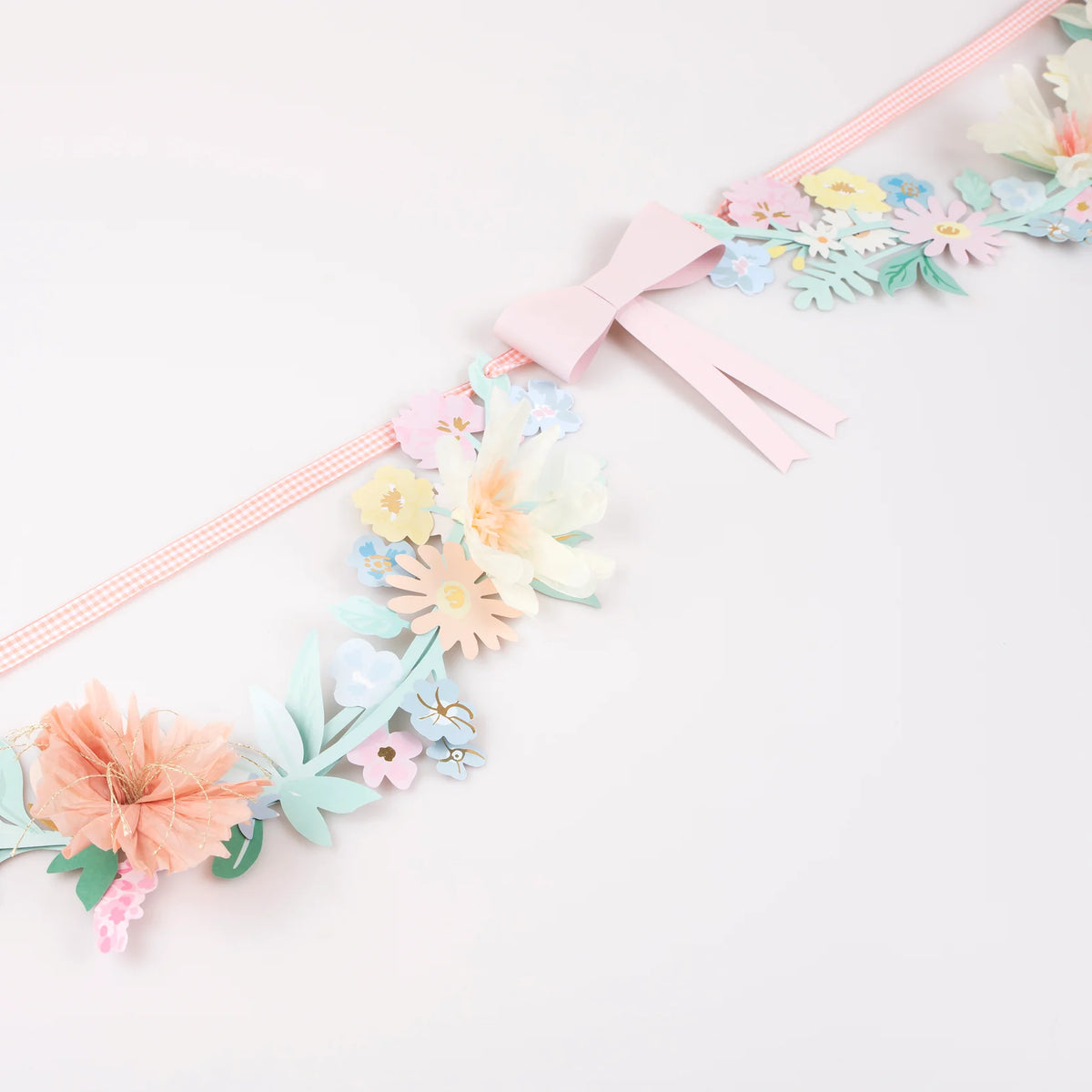 Flower &amp; Bow Garland