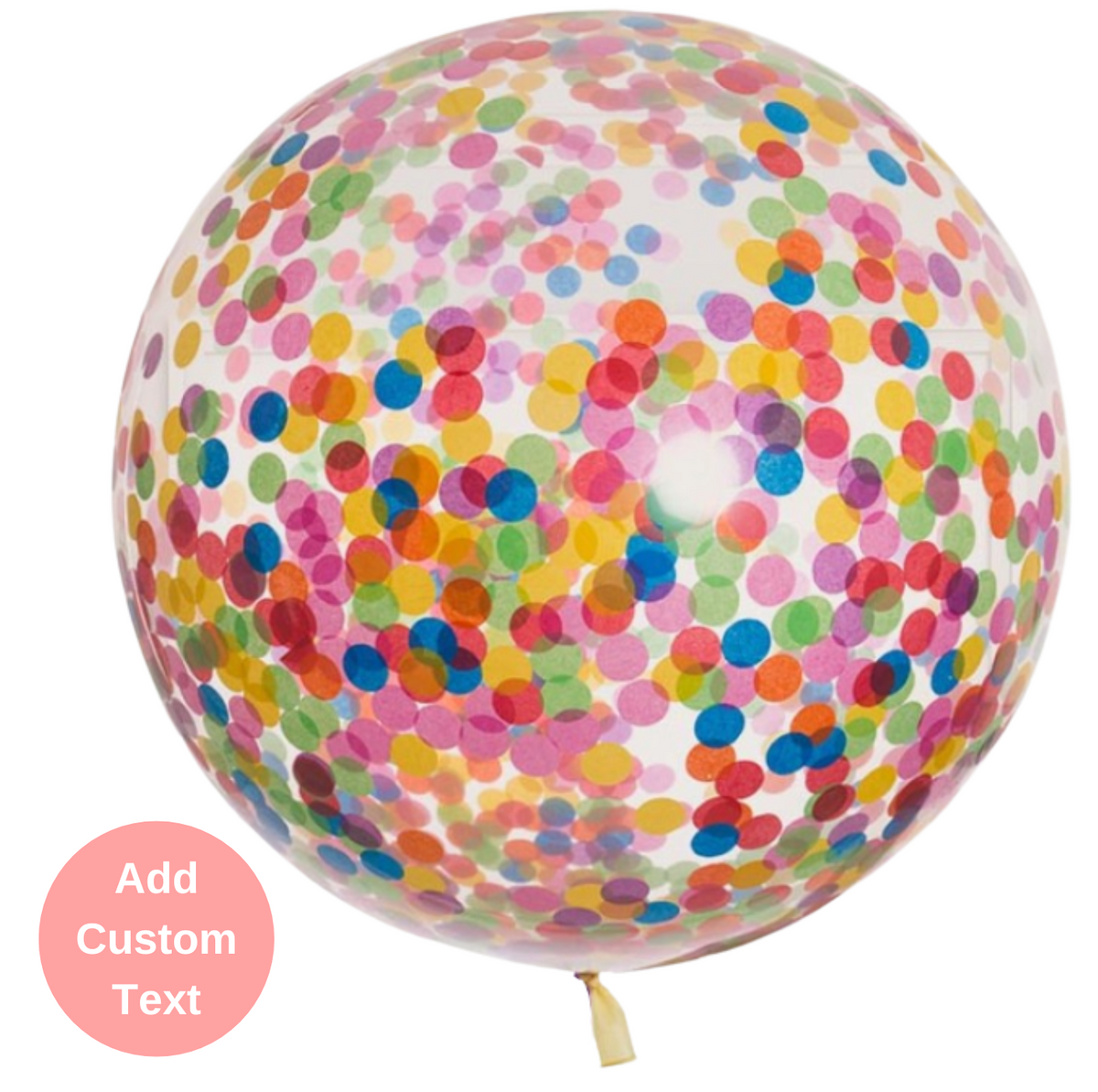 Giant Rainbow Confetti Balloon 36&quot;