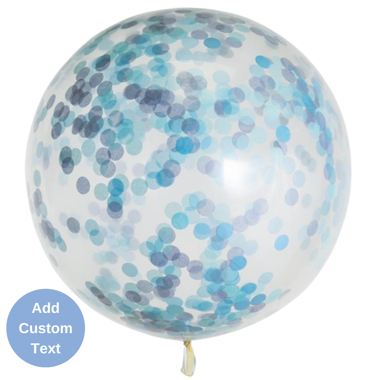 Giant Blue Confetti Balloon 36&quot;