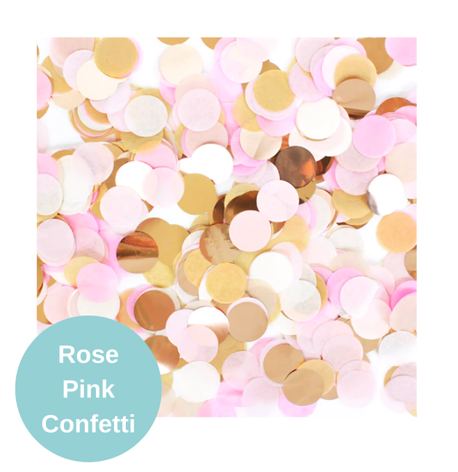 Rose Pink Giant Confetti Balloon 36"
