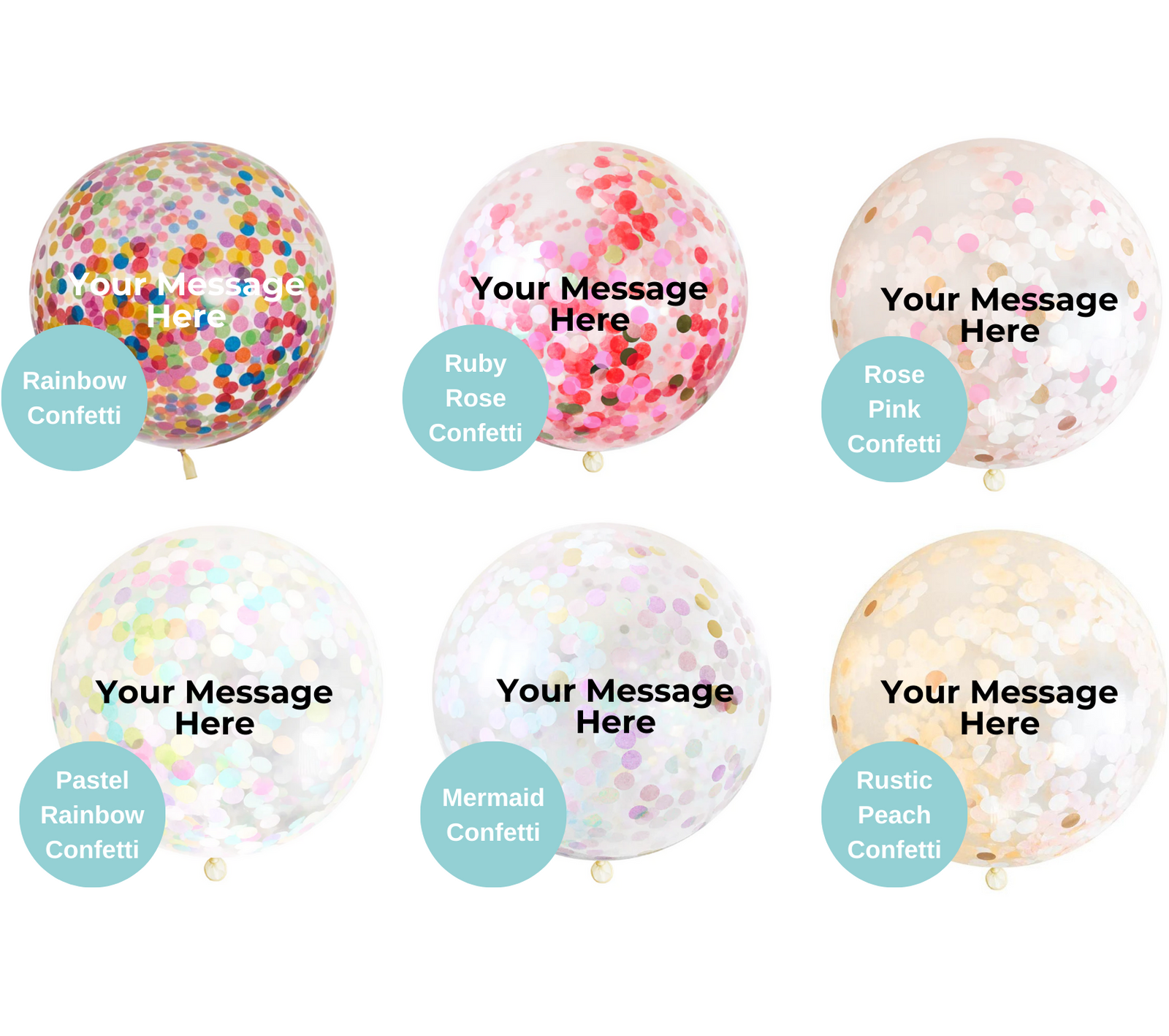Custom Giant Confetti Balloon