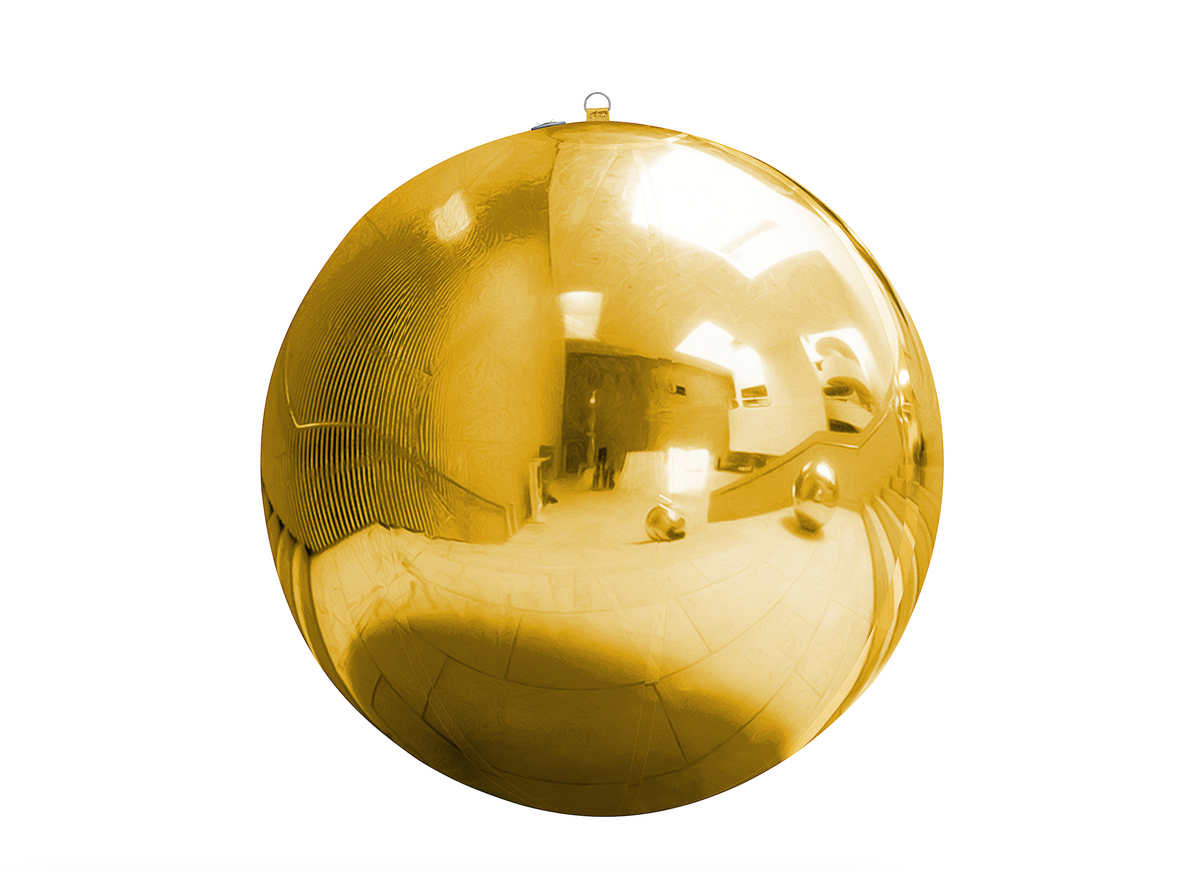 Inflatable Gold Mirror Balls 