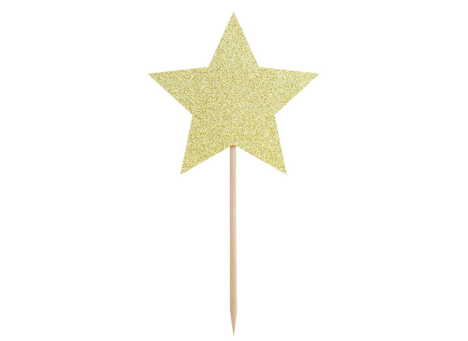 Gold Stars Cupcake Toppers