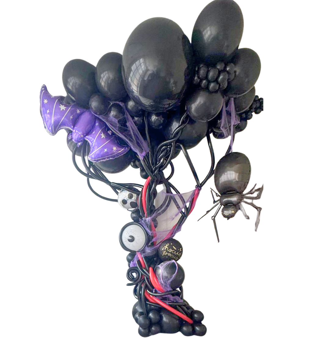 Peek-A-Boo Halloween Balloon Arch