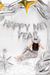 Happy New Year Silver Foil Balloon