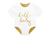 Hello Baby White Romper Napkins