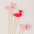 Mini Flamingo Toppers