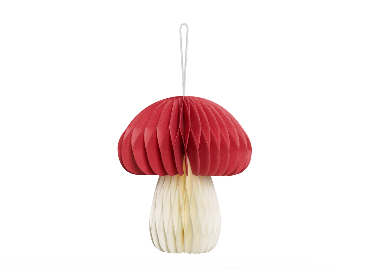 Honeycomb Paper Mushroom Decoration