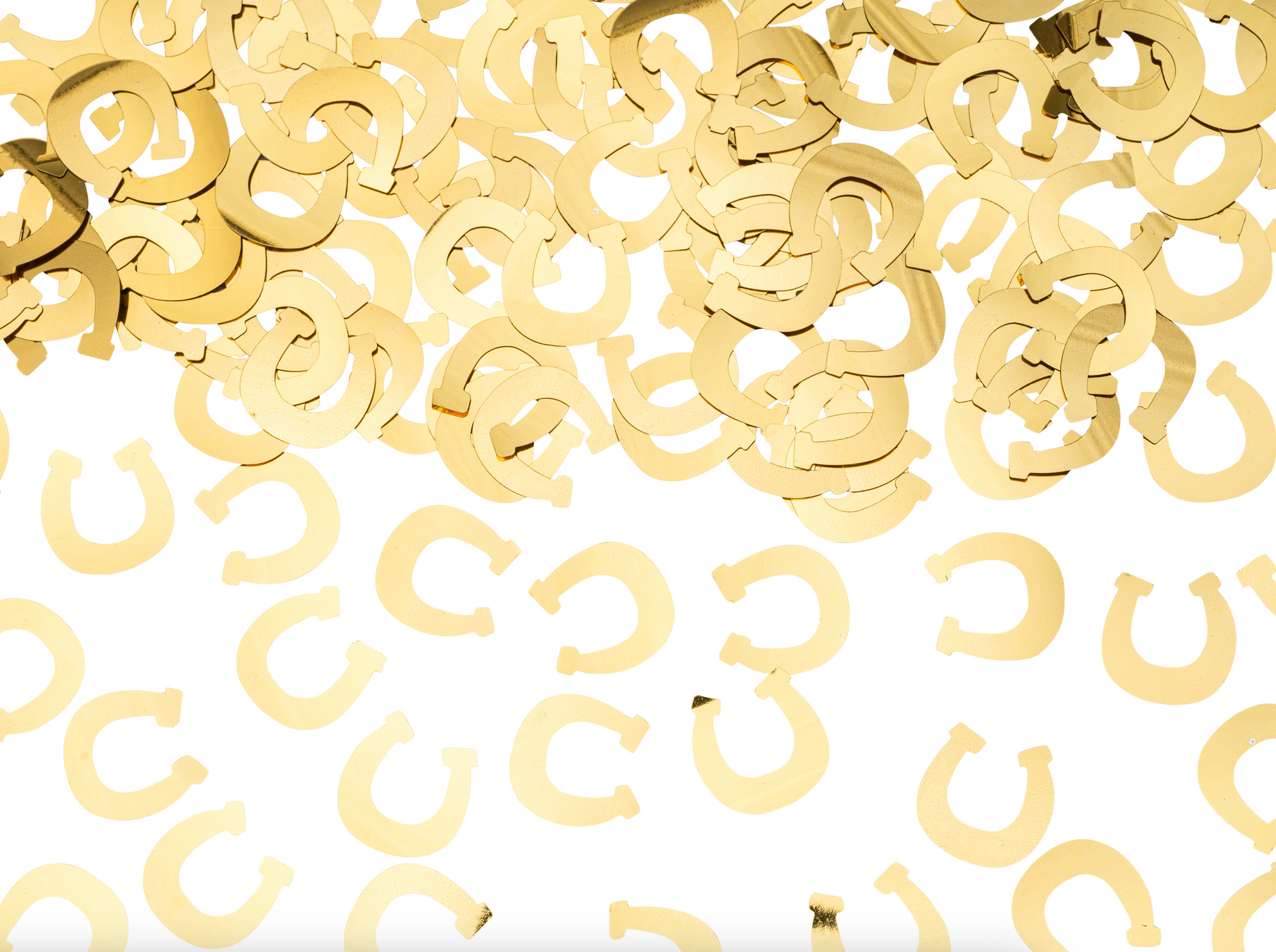 Horseshoe Gold Confetti