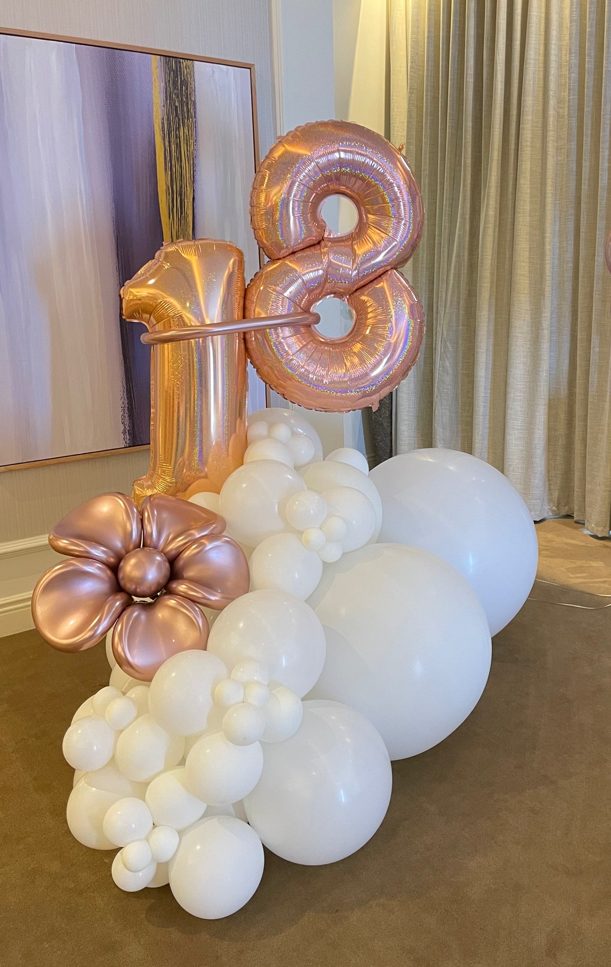 Luxe Birthday Balloon Cluster