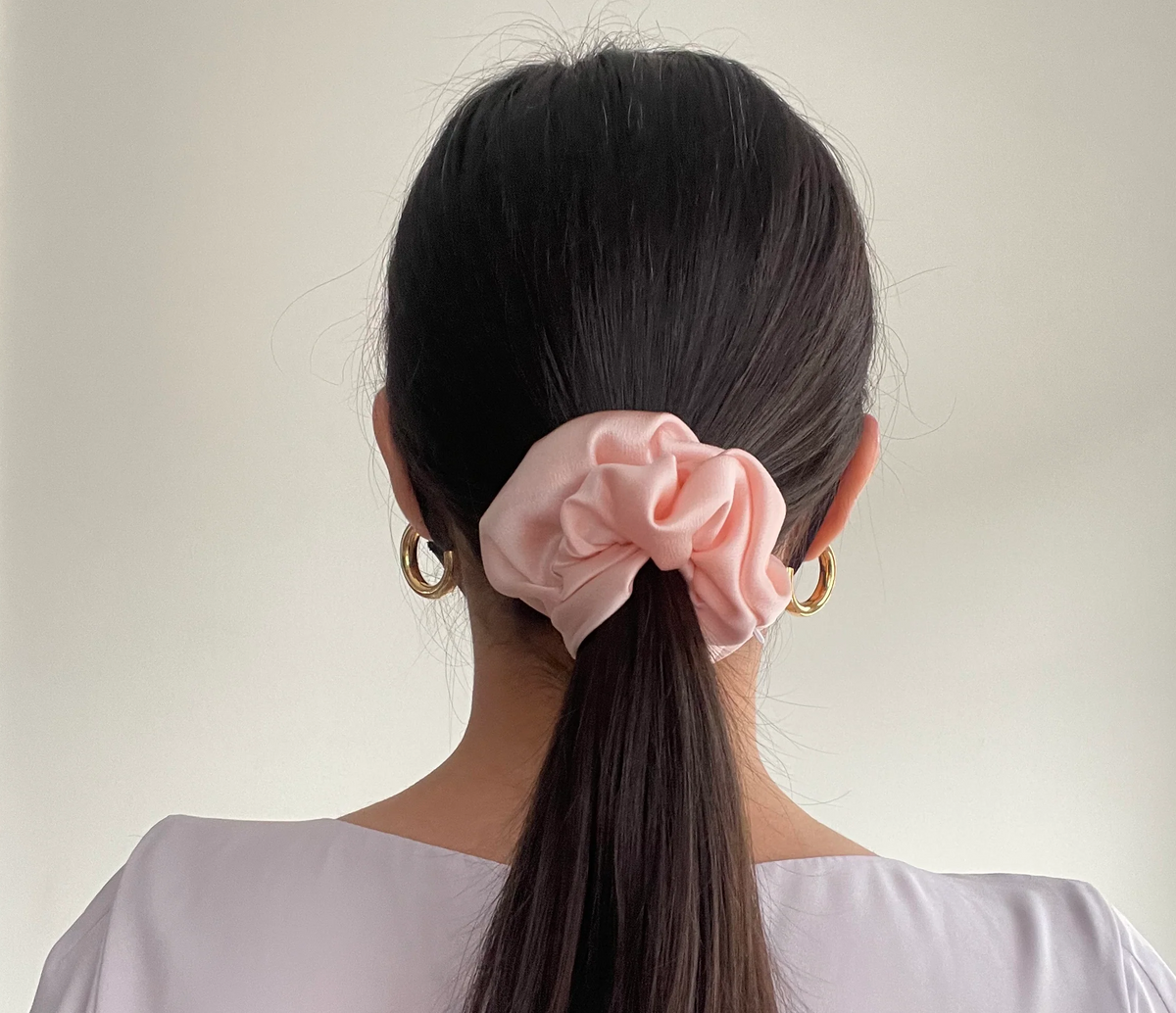 Maid of Honor Satin Scrunchie