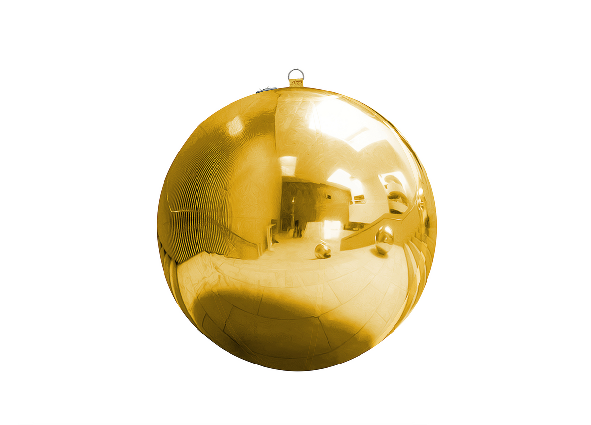 Inflatable Gold Mirror Balls 