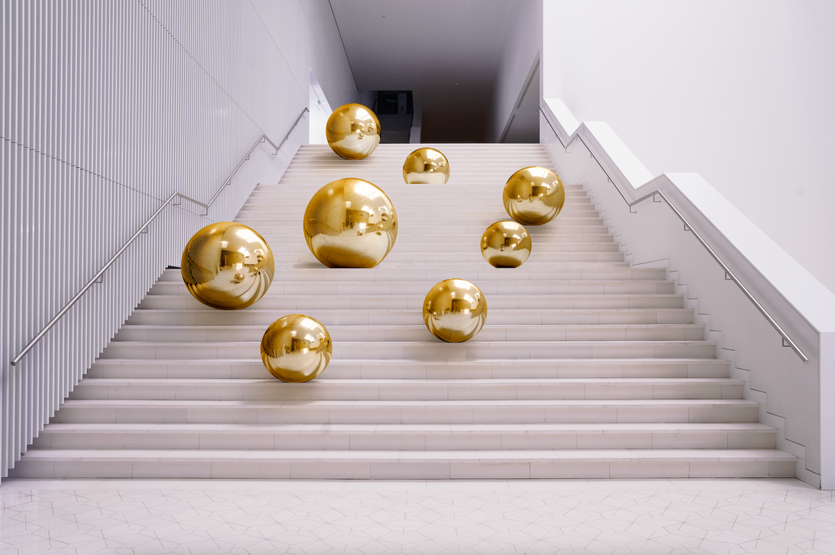 Inflatable Gold Mirror Balls