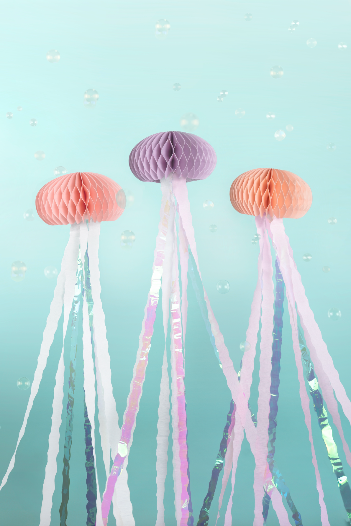Jellyfish Tissue Paper Garlands