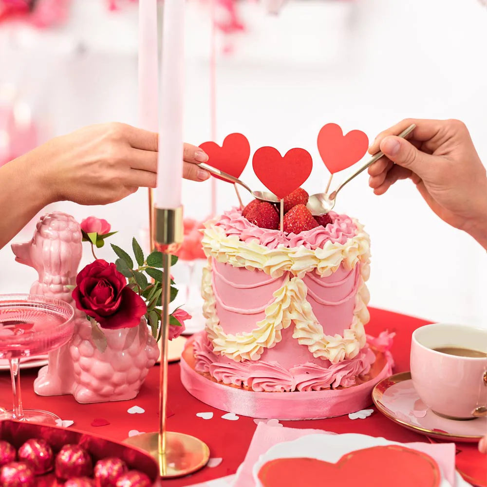 Red Heart Paper Napkins