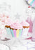 Silver Stars Cupcake Toppers