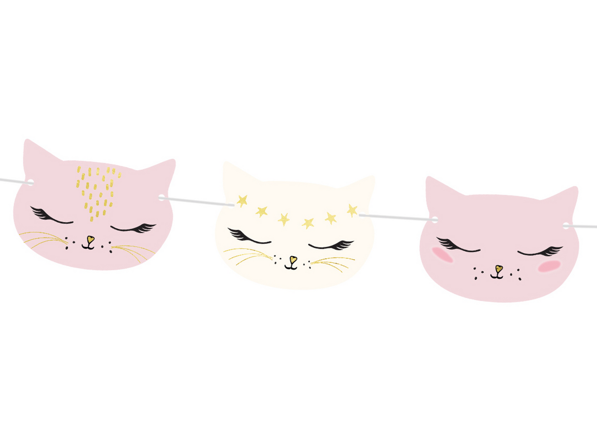 Kitty Cat Party Banner