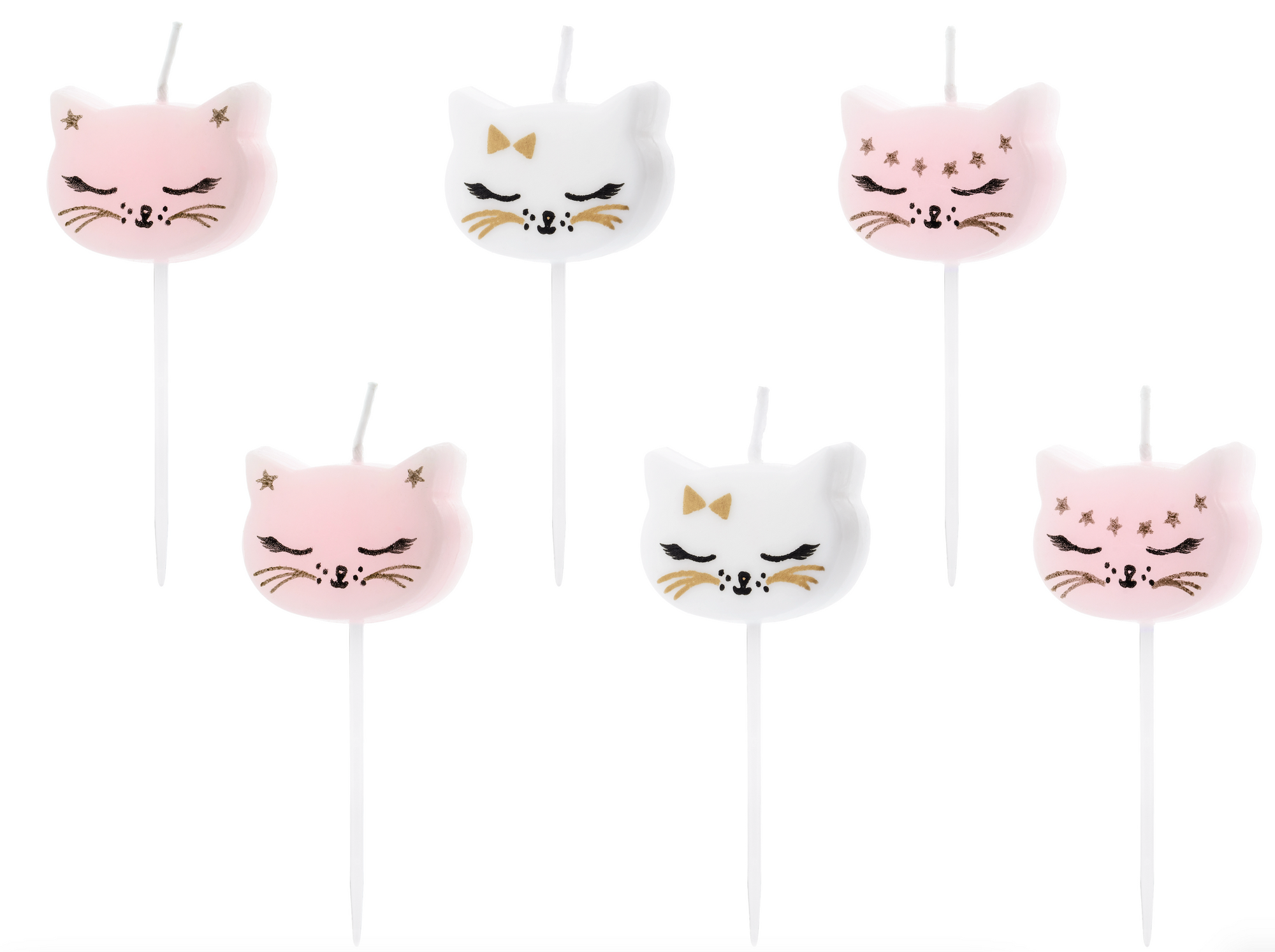 Kitty Cat Birthday Candles