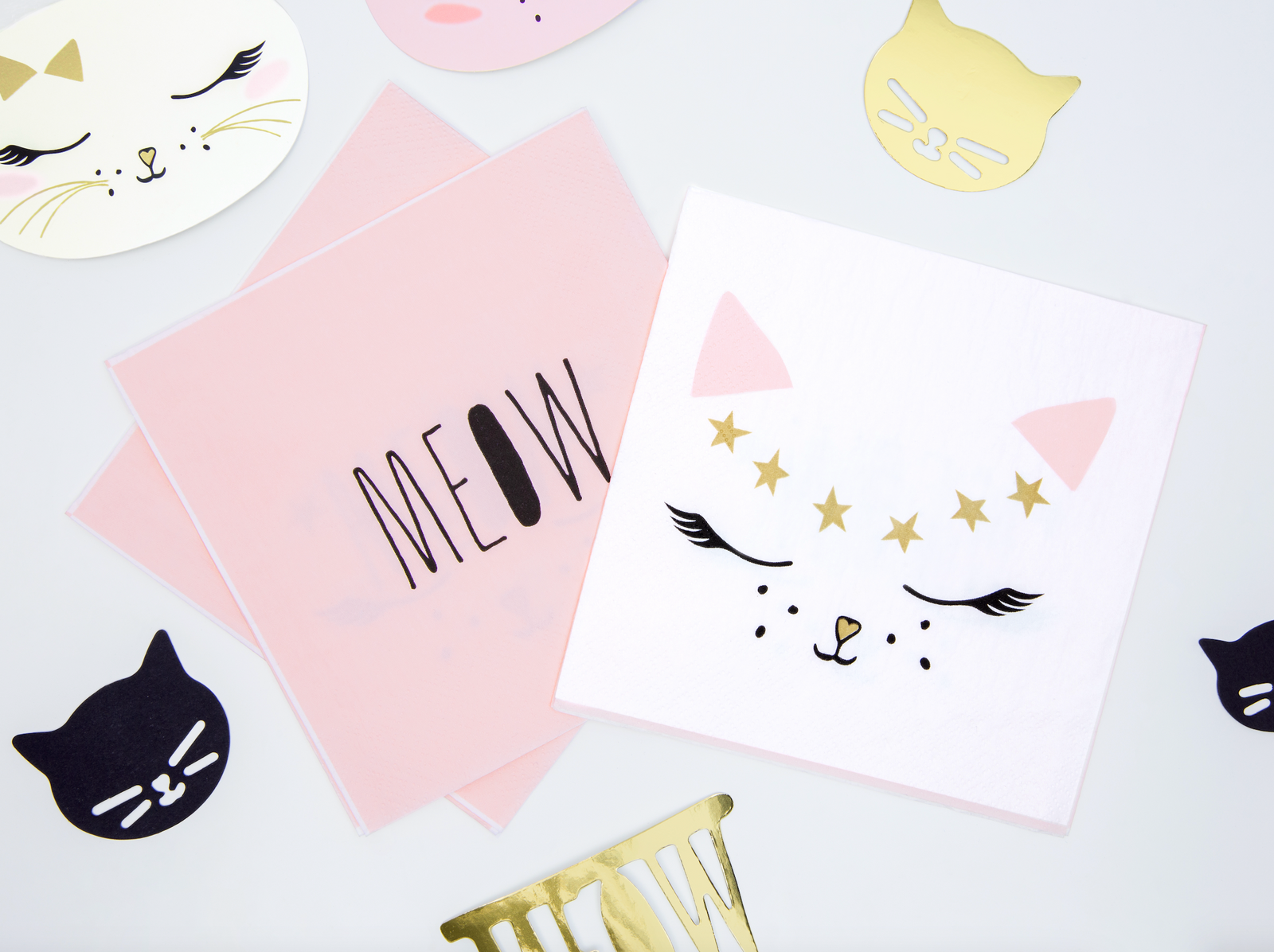 Kitty Cat Lunch Napkins