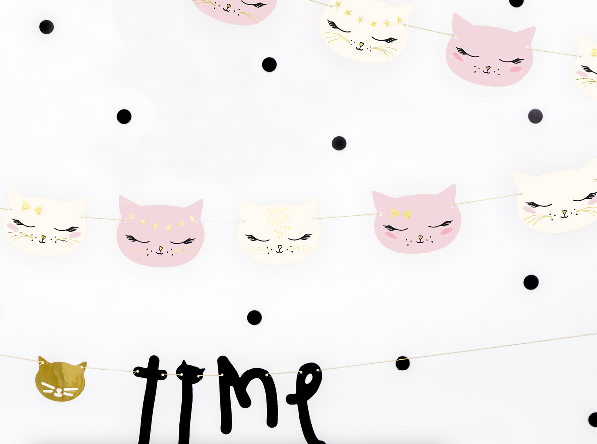 Kitty Cat Party Banner