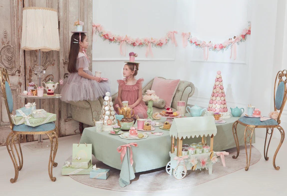 Meri Meri x Laduree Paris Gold Dipped Tall Tapered Candles