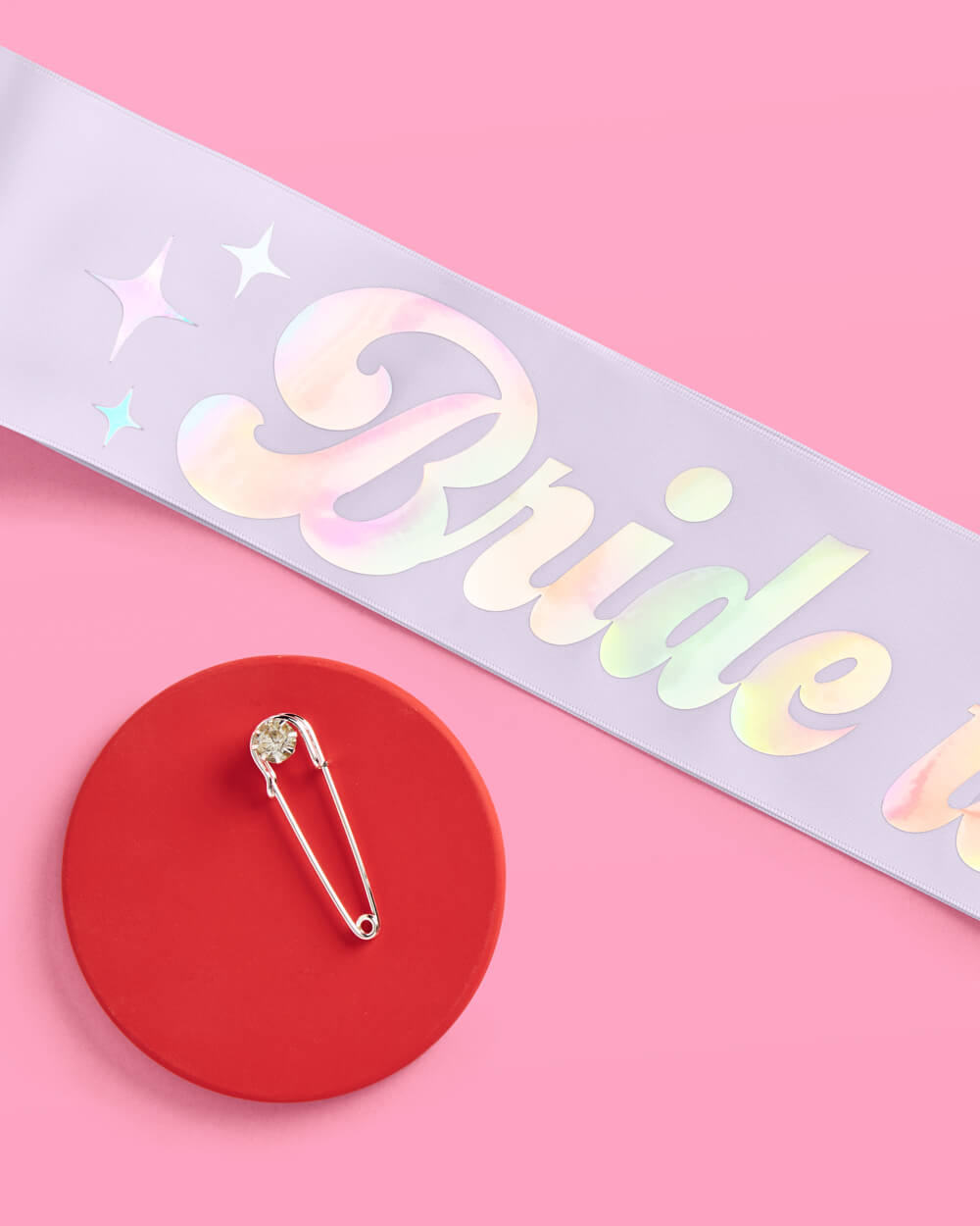 Last Disco Iridescent Bride Sash