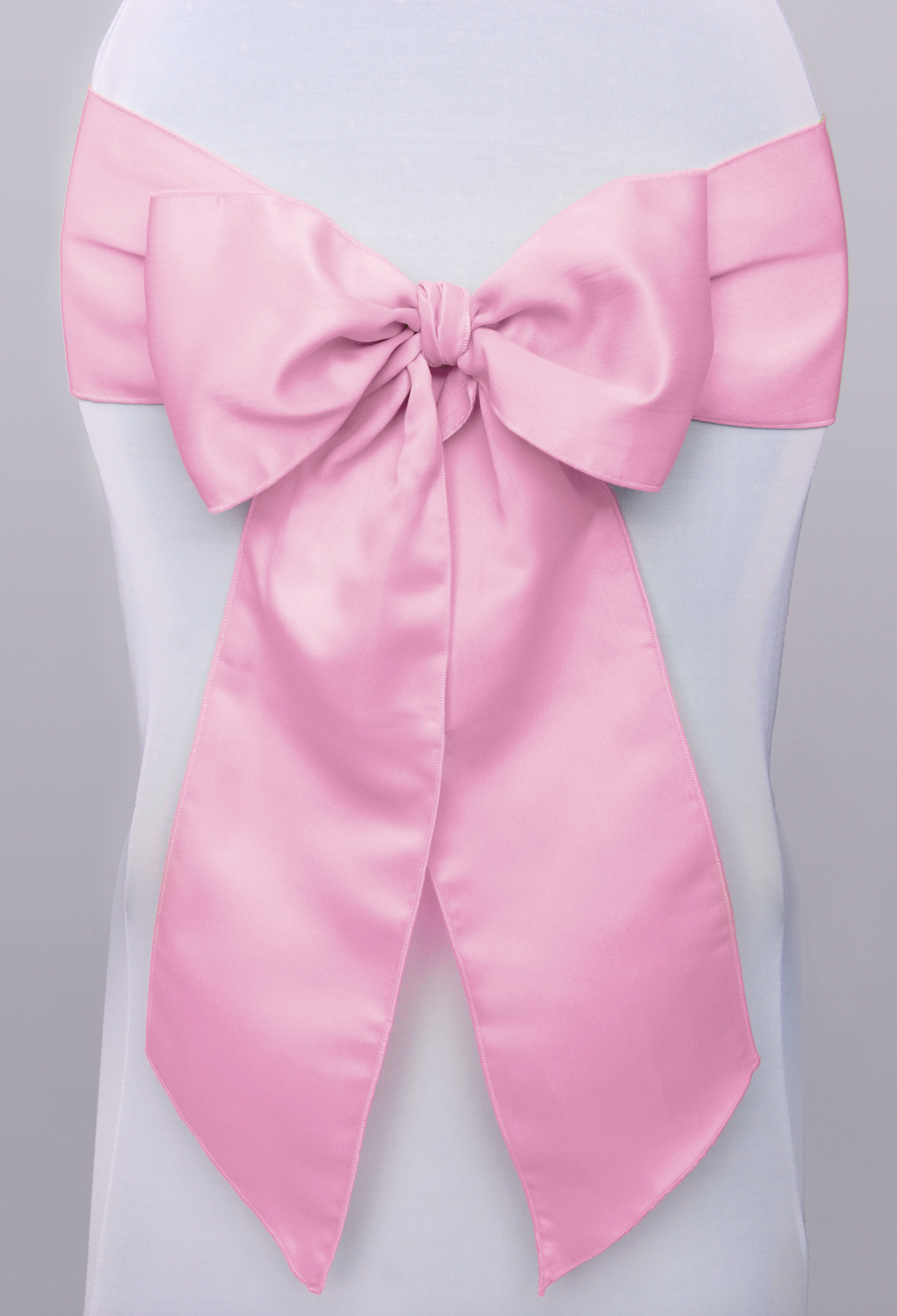  Light Pink Satin Chair Sashes 