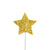 Gold Star Glitter Toppers