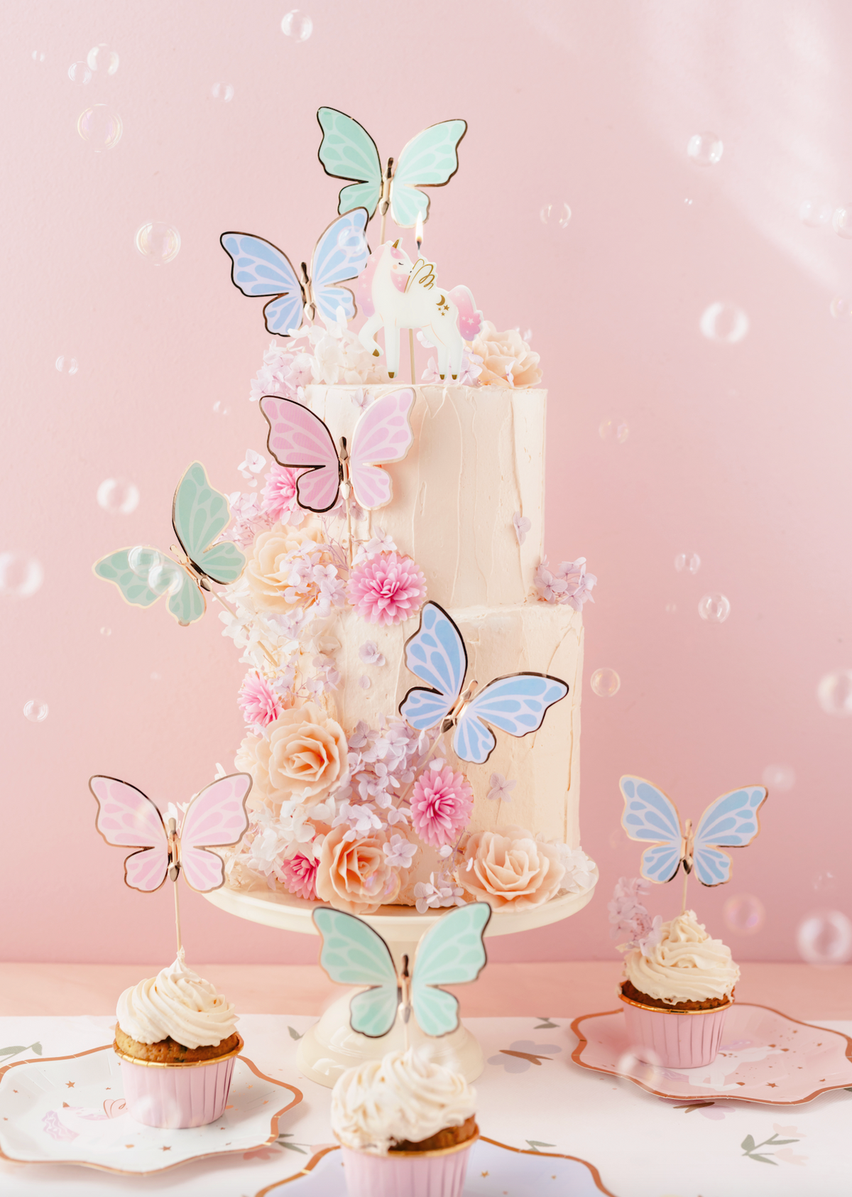 Magical Butterfly Cake Toppers