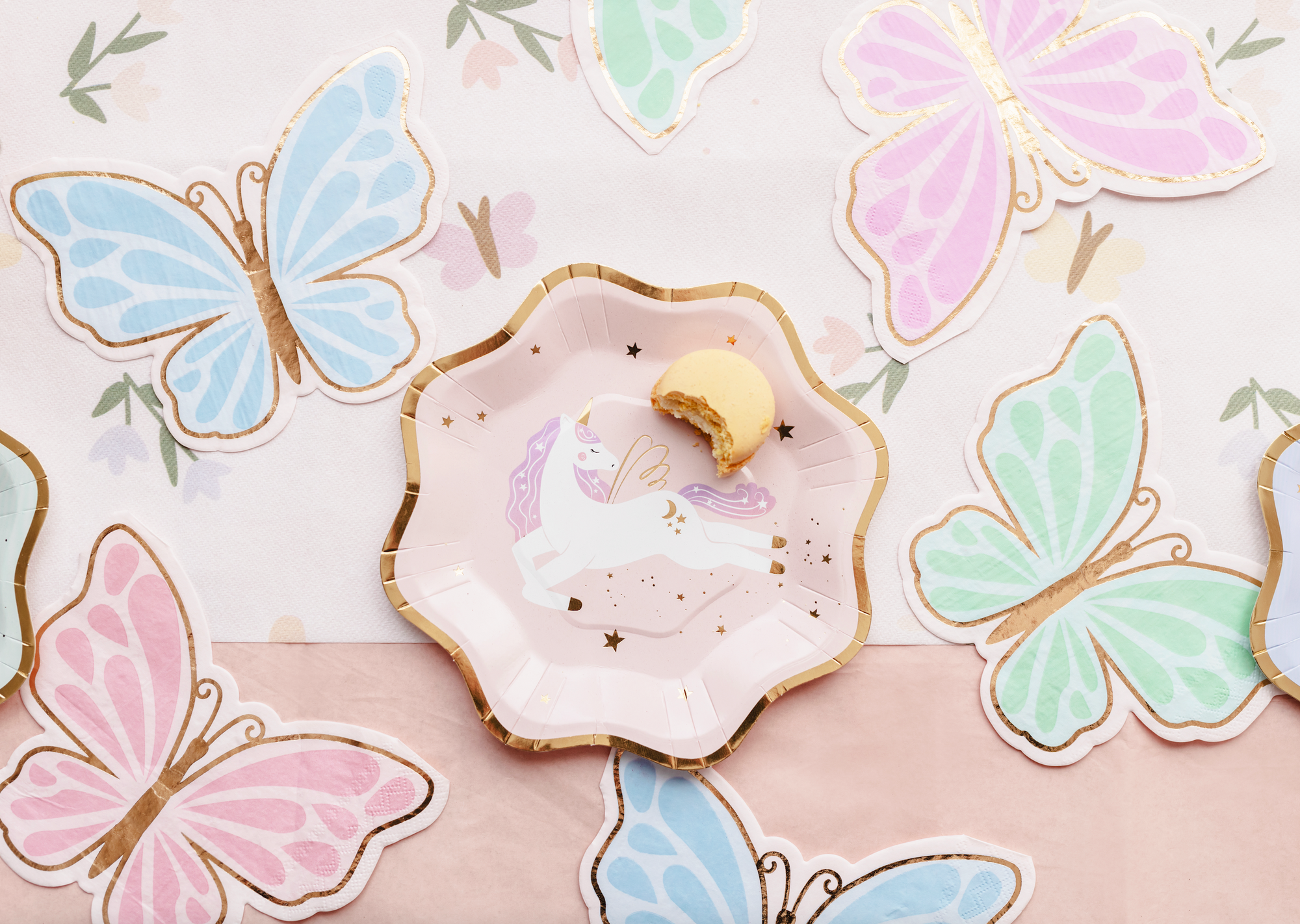 Magical Butterfly Dessert Napkins